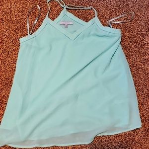 Naked Zebra tank top 2 sheer layers. Very trendy